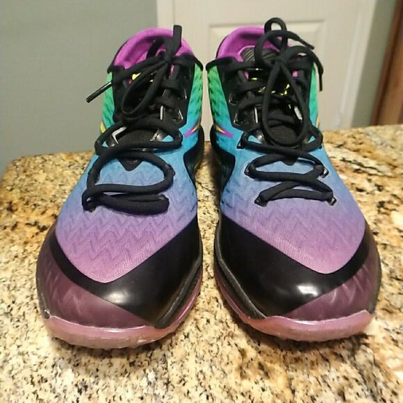 Nike Field General 2 Black Vivid Purple Neon Volt Blue Lagoon 749310-057 Sz 9.5 main image 9